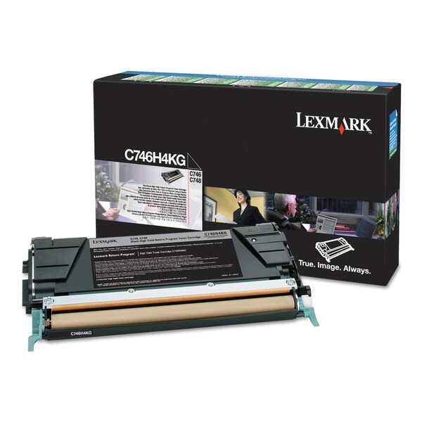 C746H4KG Return Program High-Yield Toner, 12,000 Page-Yield, Black